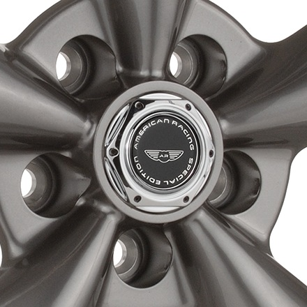 AMERICAN RACING TORQ THRUST M Anthracite with Machined Lip
