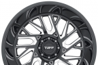 TUFF T4B Gloss Black with Milled Spokes