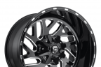 FUEL TRITON Black with Milled Accents