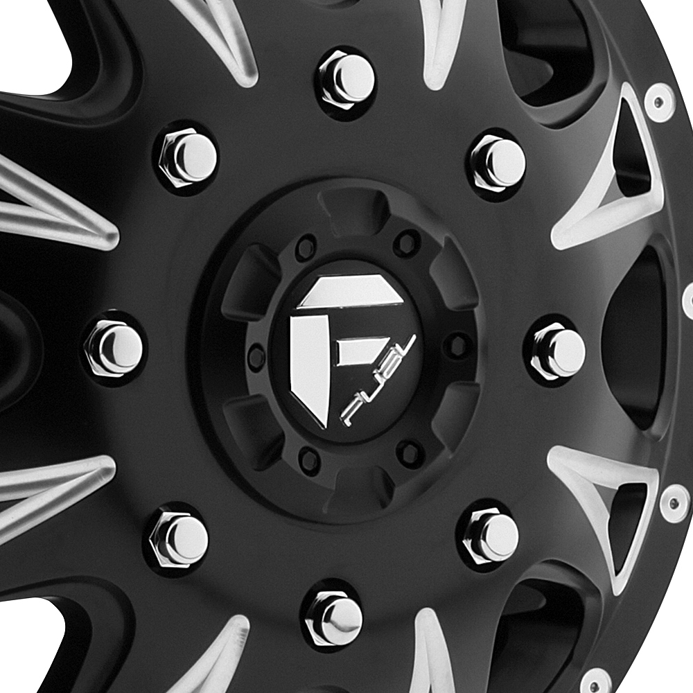 FUEL THROTTLE DUALLIE 1PC Matte Black with Milled Accents