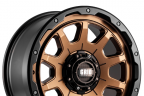 GRID OFF-ROAD GD-15 Matte Bronze with Matte Black