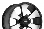 MKW OFF-ROAD M19 Satin Black with Machined Face