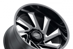 TUFF T1B Gloss Black with Milled Spokes