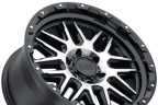 BLACK RHINO ALAMO Gloss Black with Machined Face & Stainless Bolts