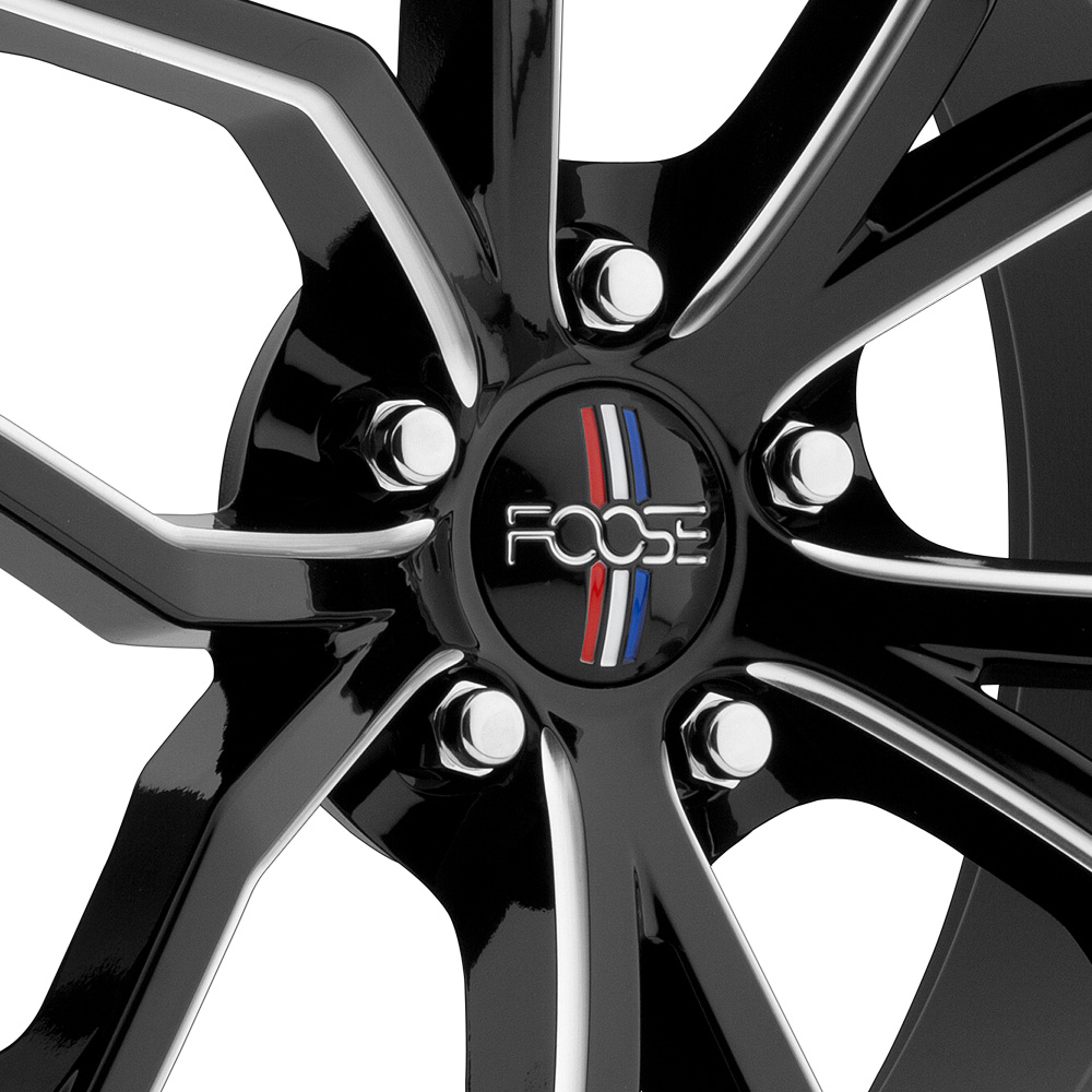 FOOSE OUTCAST Gloss Black with Milled Accents