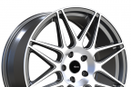 ADVANTI RACING CLASSE Matte Gunmetal with Machined Face