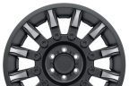 BLACK RHINO MISSION Matte Black with Machined Tinted Spokes