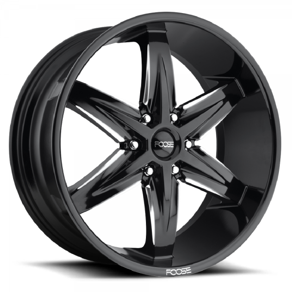 FOOSE SLIDER Gloss Black with Milled Accents