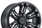BLACK RHINO ASAGAI Matte Black with Machined Spoke & Stainless Bolts