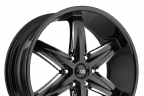 FOOSE SLIDER Gloss Black with Milled Accents