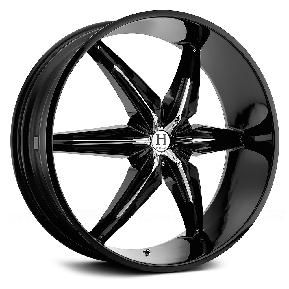 HELO HE866 Gloss Black with Chrome Inserts