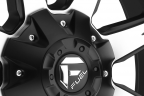 FUEL NUTZ 1PC Matte Black with Machined Face