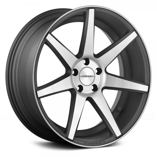 VOSSEN CV7 Matte Graphite Machined