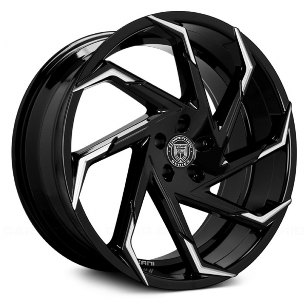 LEXANI CYCLONE Gloss Black with Machined Tips