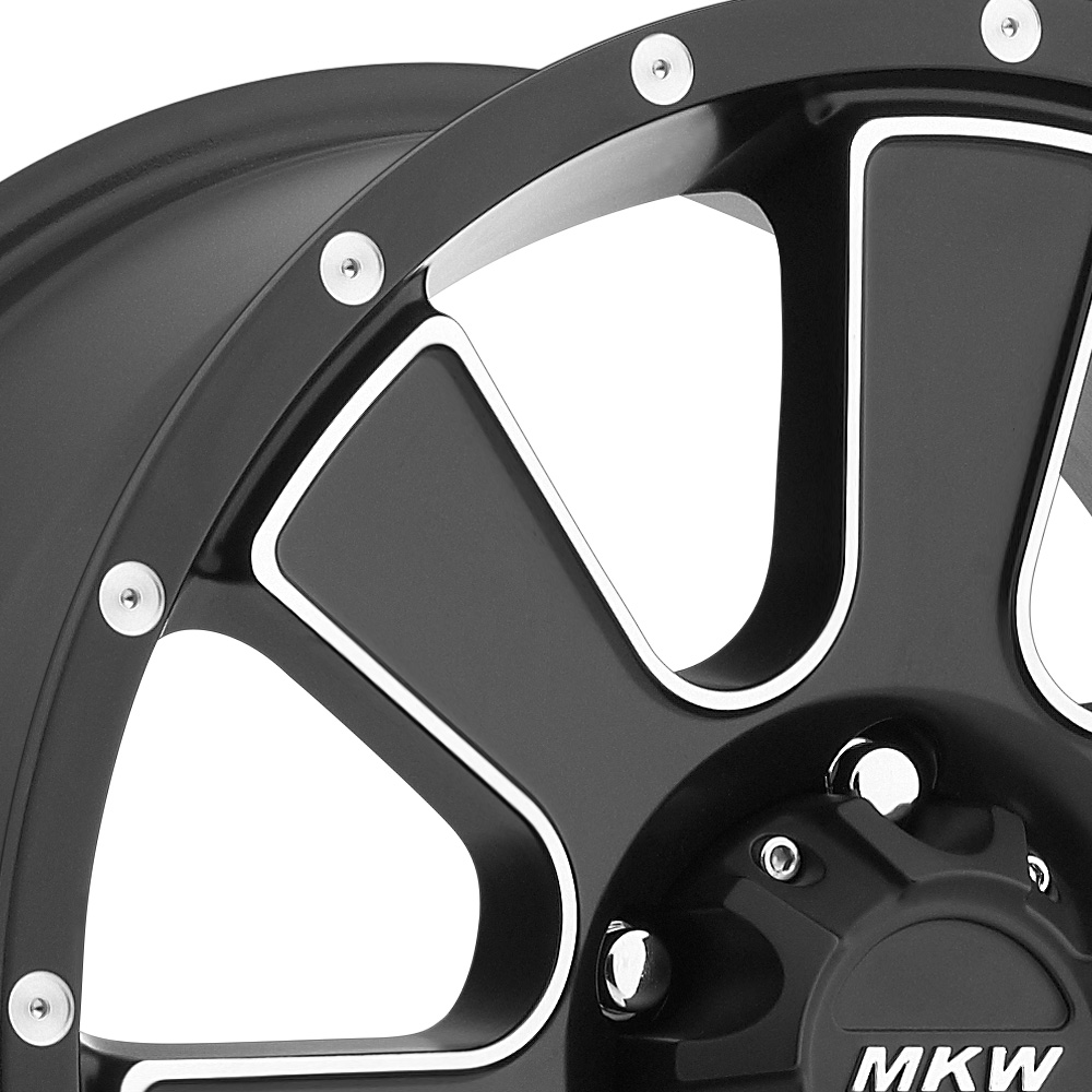 MKW OFF-ROAD M90 Satin Black with Machined Accents