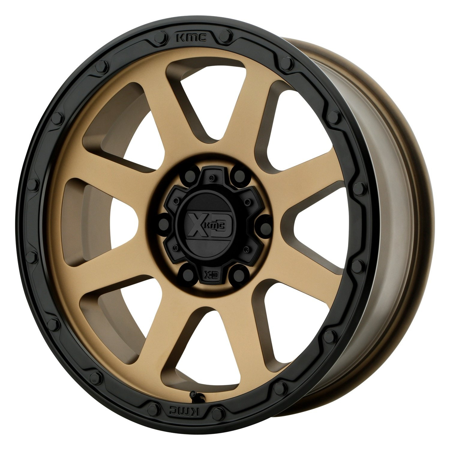 KMC XD SERIES XD134 ADDICT 2 Matte Bronze with Matte Black Lip