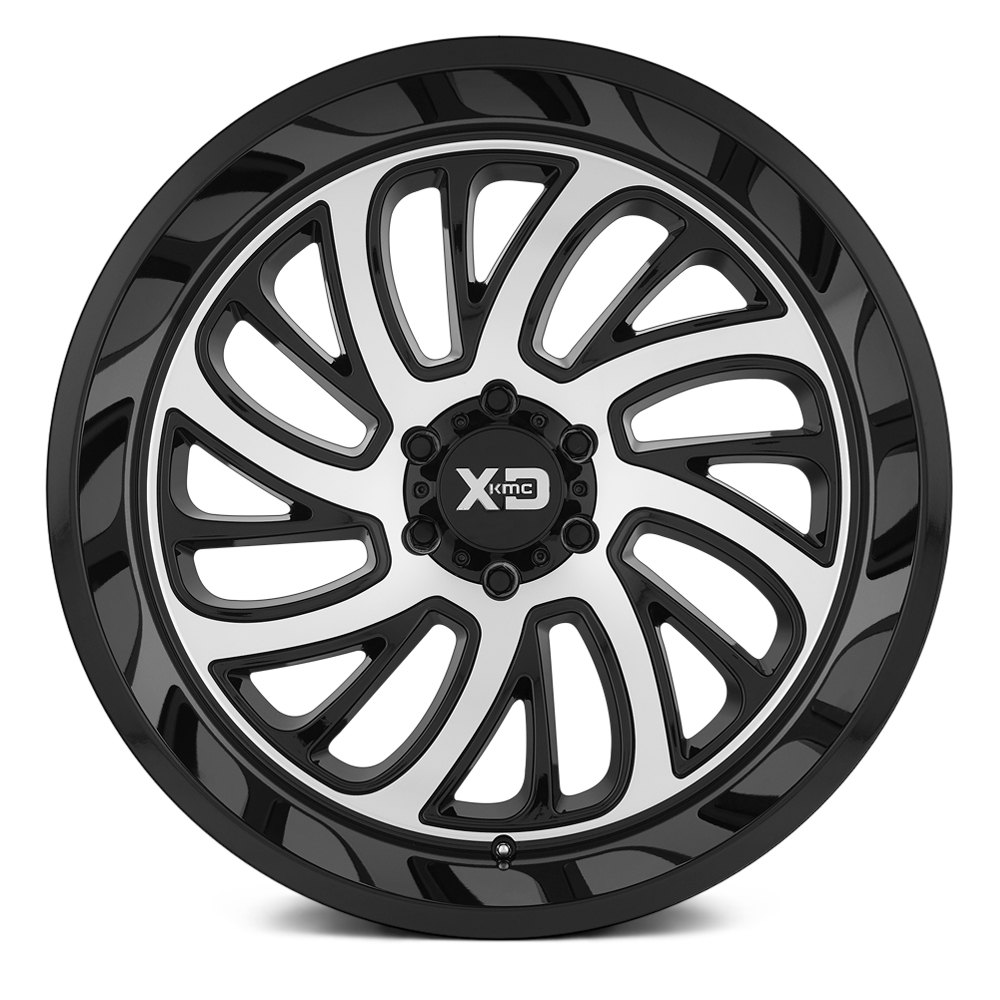 KMC XD SERIES XD826 SURGE Gloss Black with Machined Face
