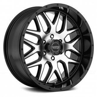AMERICAN RACING - AR910 Gloss Black with Machined Face
