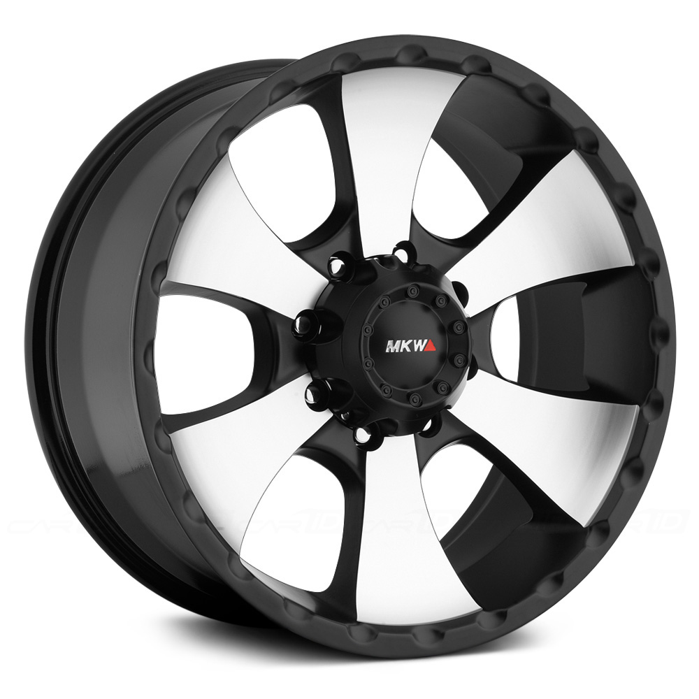 MKW OFF-ROAD M19 Satin Black with Machined Face