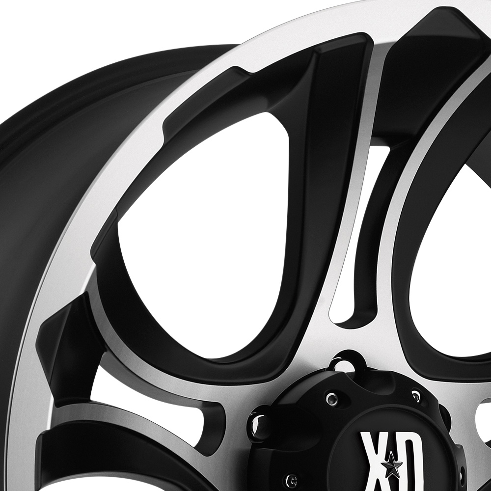 KMC XD SERIES XD801 CRANK Matte Black with Machined Face