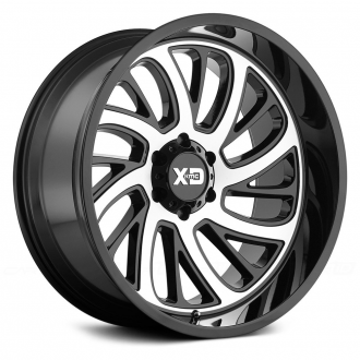 KMC XD SERIES - XD826 SURGE Gloss Black with Machined Face