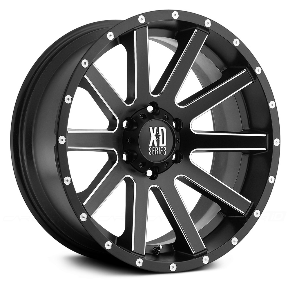 KMC XD SERIES XD818 HEIST Satin Black with Milled Accents
