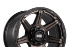 GRID OFF-ROAD GD-6 Metallic Dust with Matte Black