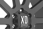 KMC XD SERIES XD818 HEIST Satin Black with Milled Flange
