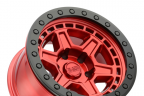 BLACK RHINO RENO BEADLOCK Candy Red with Black Ring and Black Bolts