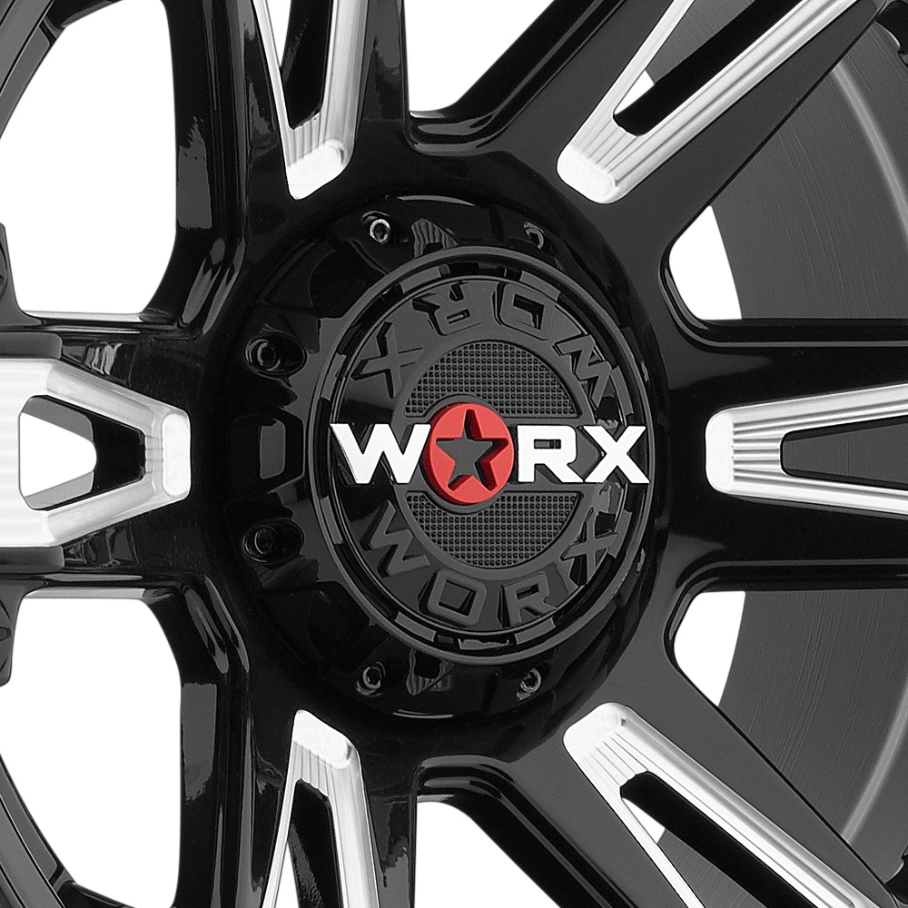 WORX 803BM BEAST Gloss Black with Milled Accents and Clear Coat