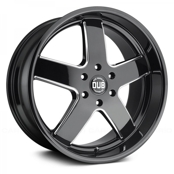 DUB BIG BALLER Gloss Black with Milled Accents