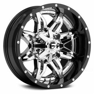 FUEL - LETHAL Gloss Black with Chrome Center