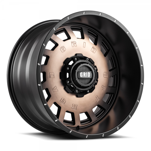 GRID OFF-ROAD GD-3 Metallic Dust with Matte Black