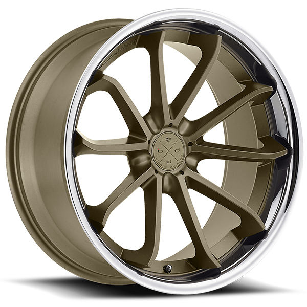 BLAQUE DIAMOND BD-23 Matte Bronze with Chrome Lip