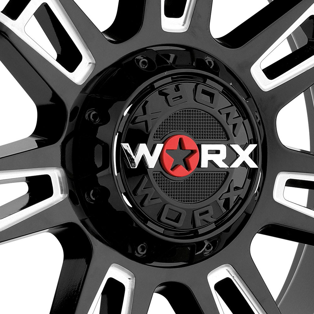 WORX 808BM BEAST II Gloss Black with Milled Accents and Clear Coat