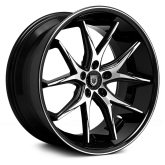 LEXANI - R-TWELVE Black with Machined Face and Stripe